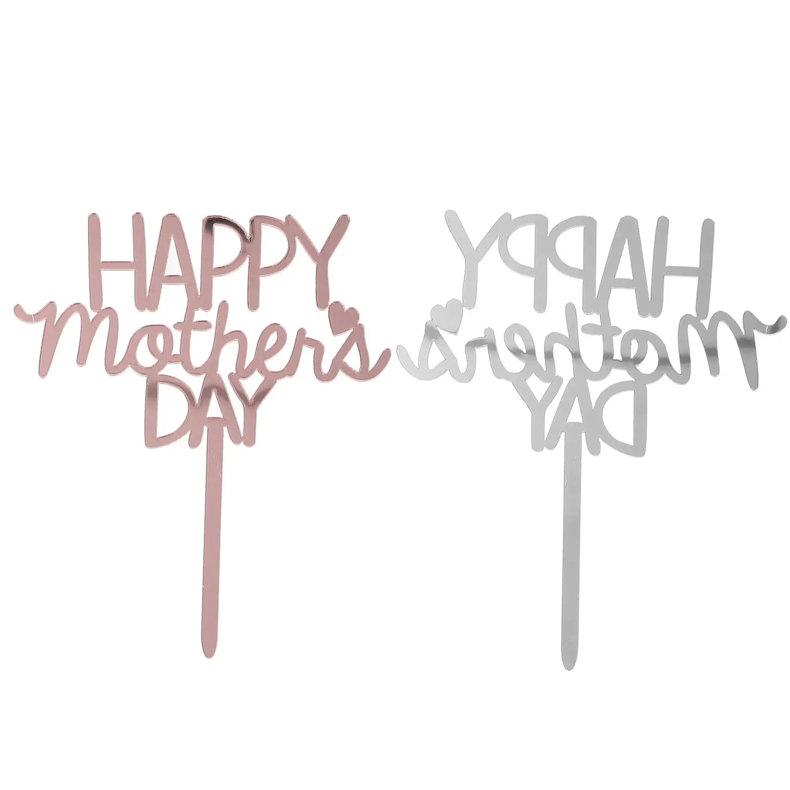 10pcs Acrylic Mother's Day Cake Topper Reusable Rose Gold Party Supplies Wedding Decor Cake Accessories Dessert Decor Table
10pcs Acrylic Mother's Day Cake Topper Reusable Rose Gold Party Supplies Wedding Decor Cake Accessories Dessert Decor Table