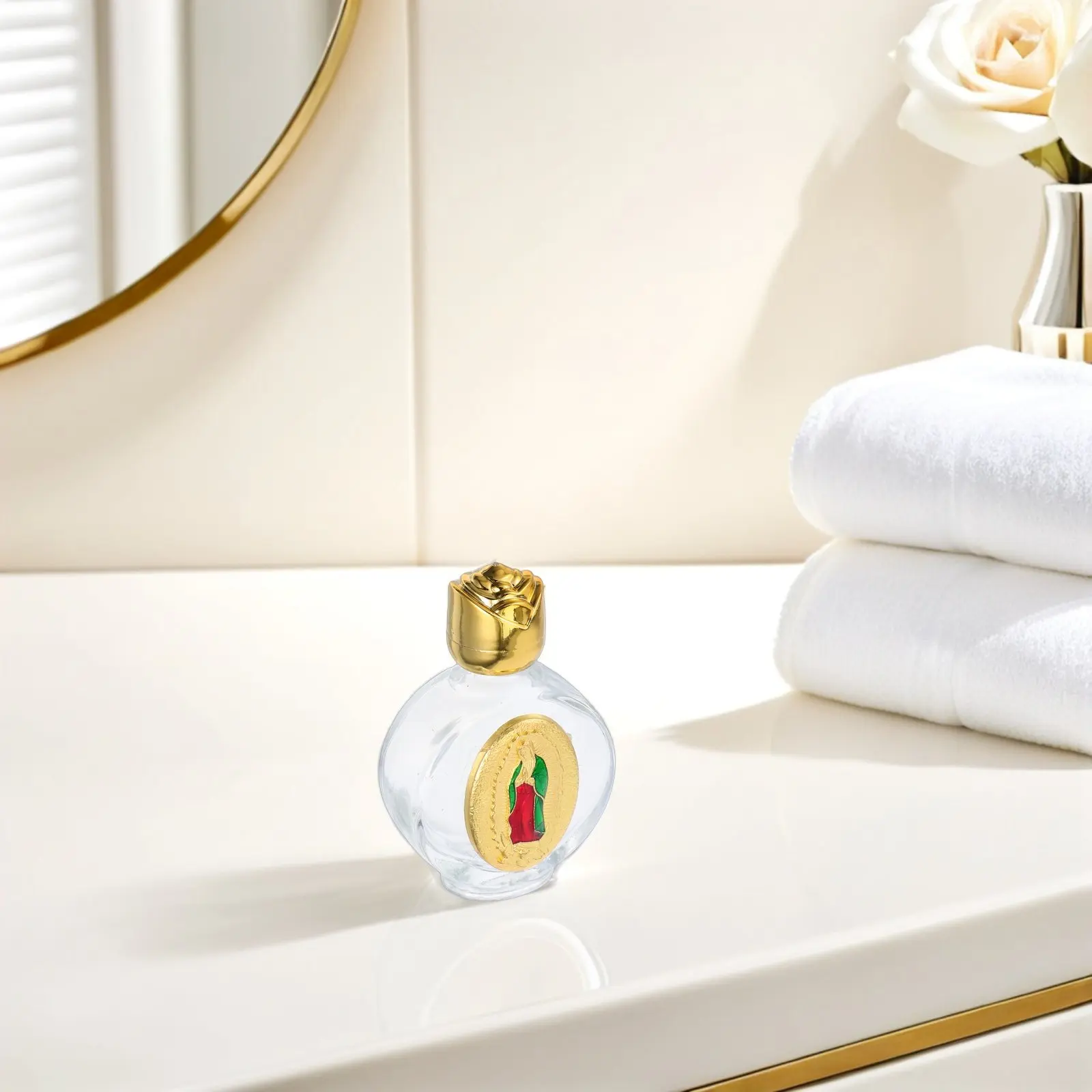 Набор из 6 стеклянных бутылочек для святой воды объемом 15 мл с рельефным узором, портативные религиозные емкости для путешествий, крещений, причастий, свадеб
Набор из 6 стеклянных бутылочек для святой воды объемом 15 мл с рельефным узором, портативные религиозные емкости для путешествий, крещений, причастий, свадеб