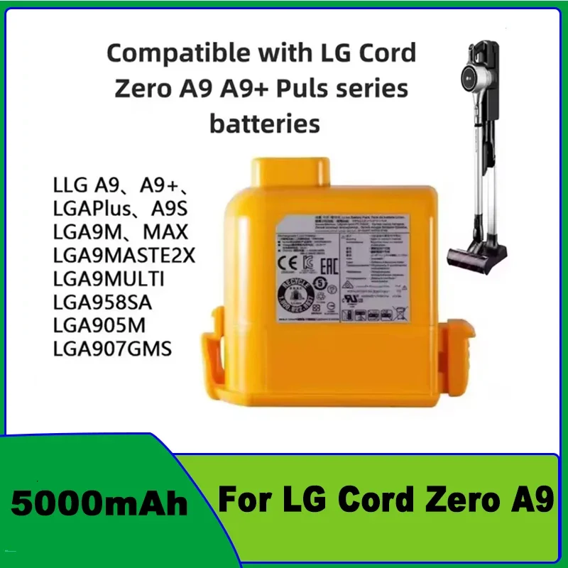 Replacement Battery 5000mAh Compatied LG Cord Zero EAC63382204 A9,A9S,P9,A9K-CORE,A9MAX,A9T-Ultra,A9K-PRO,A9N,A9M,A9 Plus
Replacement Battery 5000mAh Compatied LG Cord Zero EAC63382204 A9,A9S,P9,A9K-CORE,A9MAX,A9T-Ultra,A9K-PRO,A9N,A9M,A9 Plus