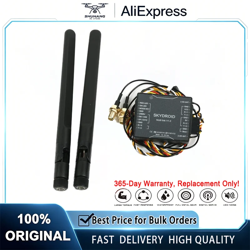 Skydroid Receiver For T12 Radio Transmitter Plant Protection Drone Assessories RC
Skydroid Receiver For T12 Radio Transmitter Plant Protection Drone Assessories RC