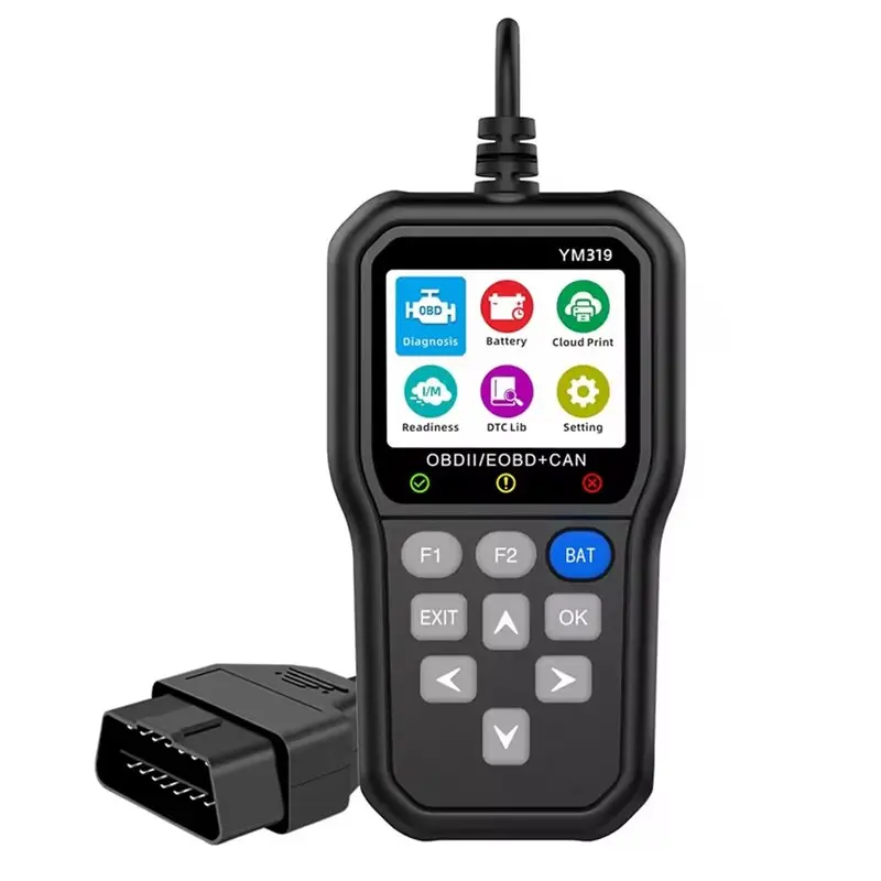 AEA7-YM319 OBD2 Scanner Multi-Language Car Diagnostic Tool With Battery Tester And Code Reader
AEA7-YM319 OBD2 Scanner Multi-Language Car Diagnostic Tool With Battery Tester And Code Reader