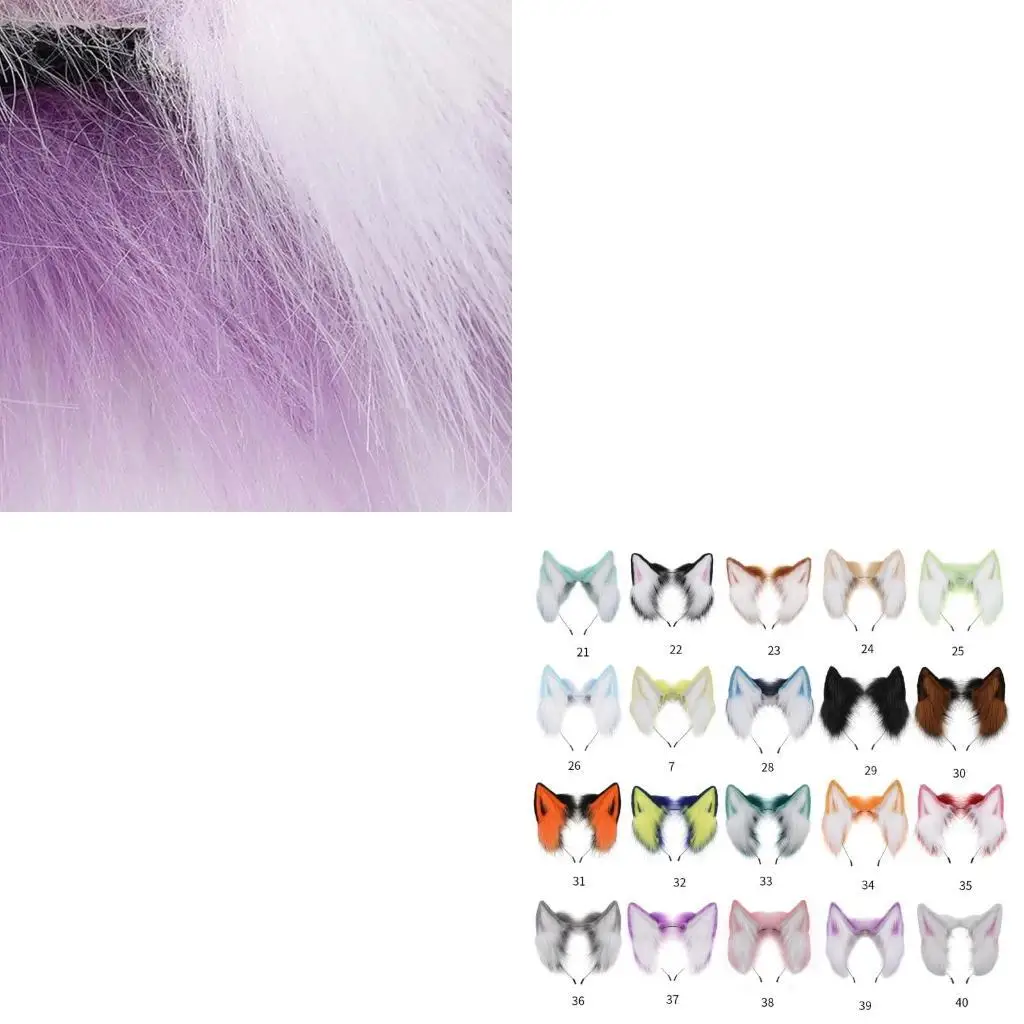 652F Ear Hair Hoop Handcrafteds Faux Furs Headband for Cosplay Costumes Fashion
652F Ear Hair Hoop Handcrafteds Faux Furs Headband for Cosplay Costumes Fashion