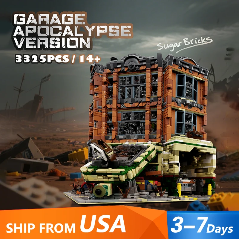 Набор строительных блоков Doomsday Corner Garage City с 8 фигурками, архитектурная модель из фильма, модульная сборная модель, игрушки для взрослых, подарок, 3325 деталей
Набор строительных блоков Doomsday Corner Garage City с 8 фигурками, архитектурная модель из фильма, модульная сборная модель, игрушки для взрослых, подарок, 3325 деталей