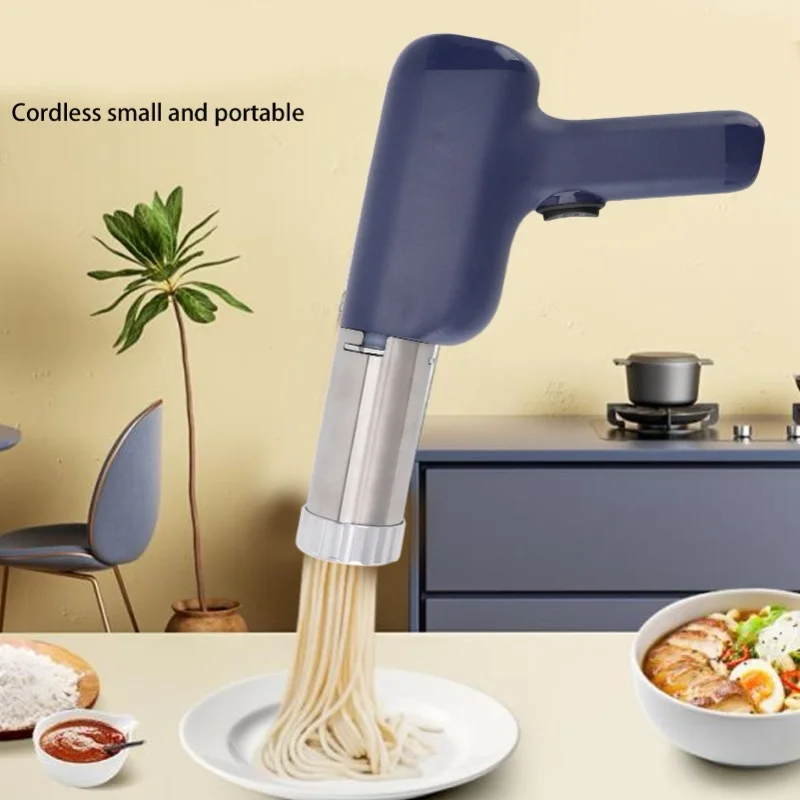 Handheld Noodle Maker Adjustable Automatic Mini Cordless Pasta Machine For Home Kitchen With 5 Moulds
Handheld Noodle Maker Adjustable Automatic Mini Cordless Pasta Machine For Home Kitchen With 5 Moulds