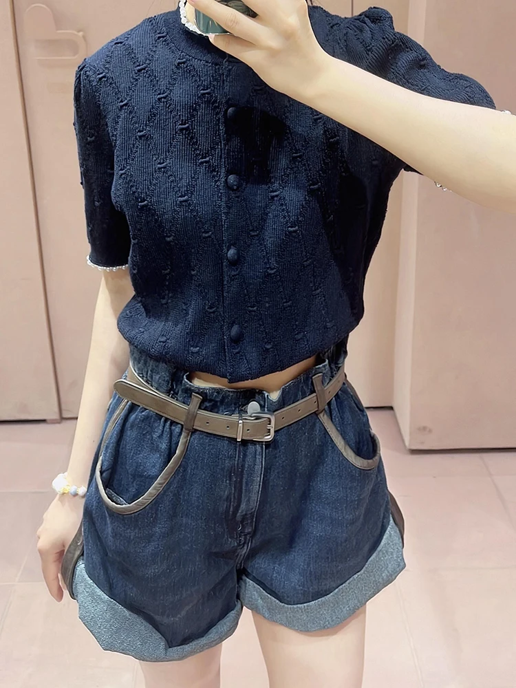 Sweet Ele Women's Knitted Lace Open Cardigan Top Summer 2025 South Oil High End Lightweight Faion Commute Sle Regular...
Sweet Ele Women's Knitted Lace Open Cardigan Top Summer 2025 South Oil High End Lightweight Faion Commute Sle Regular...