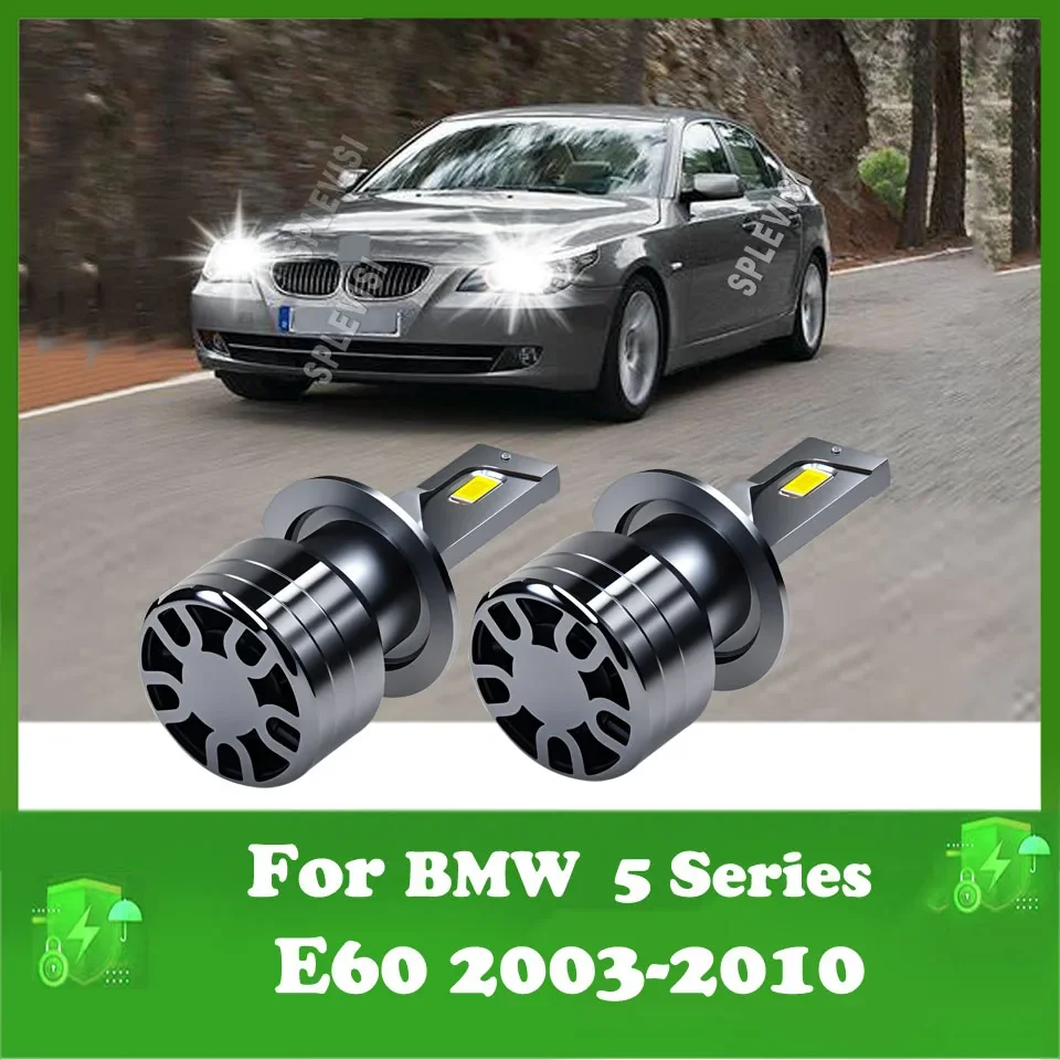 2Pc LED Bulb Headlight Headlamp White 6000K CSP Lamps Plug and Play For BMW 5 Series E60 2003 2004 2005 2006 2007 2008 2009 2010
2Pc LED Bulb Headlight Headlamp White 6000K CSP Lamps Plug and Play For BMW 5 Series E60 2003 2004 2005 2006 2007 2008 2009 2010