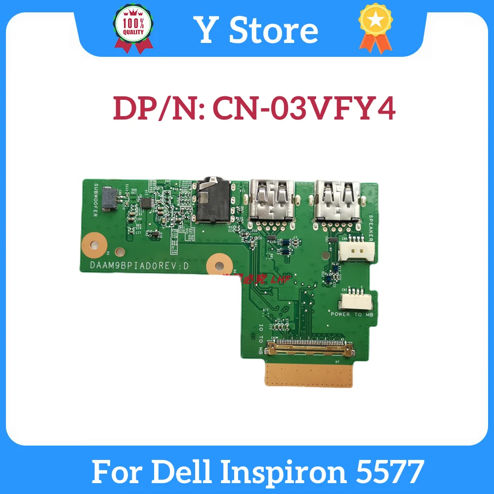 Y Store New For Dell Inspiron 5577 Audio USB Board DAAM9BPIAD0 3VFY4 03VFY4 CN-03VFY4 100% Test Ok
Y Store New For Dell Inspiron 5577 Audio USB Board DAAM9BPIAD0 3VFY4 03VFY4 CN-03VFY4 100% Test Ok