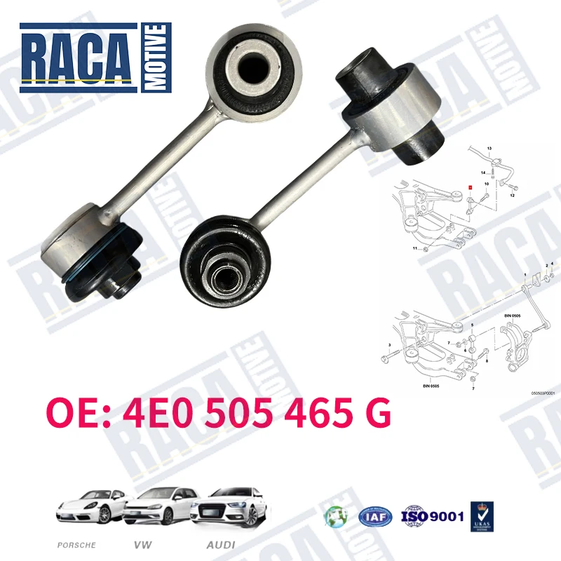 For Volkswagen Phaeton Audi A8L S8 Bentley Continental Flying Spur 2PCS Rear Suspension Stabilizer Link 4E0505465G 4E0505465E
For Volkswagen Phaeton Audi A8L S8 Bentley Continental Flying Spur 2PCS Rear Suspension Stabilizer Link 4E0505465G 4E0505465E