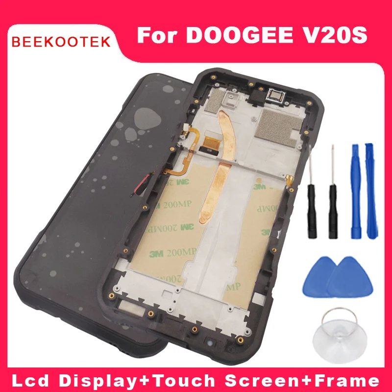 New Original DOOGEE V20S LCD Display Touch Screen With Frame Fingerprint Receiver Accessories For DOOGEE V20S Smart Phone
New Original DOOGEE V20S LCD Display Touch Screen With Frame Fingerprint Receiver Accessories For DOOGEE V20S Smart Phone