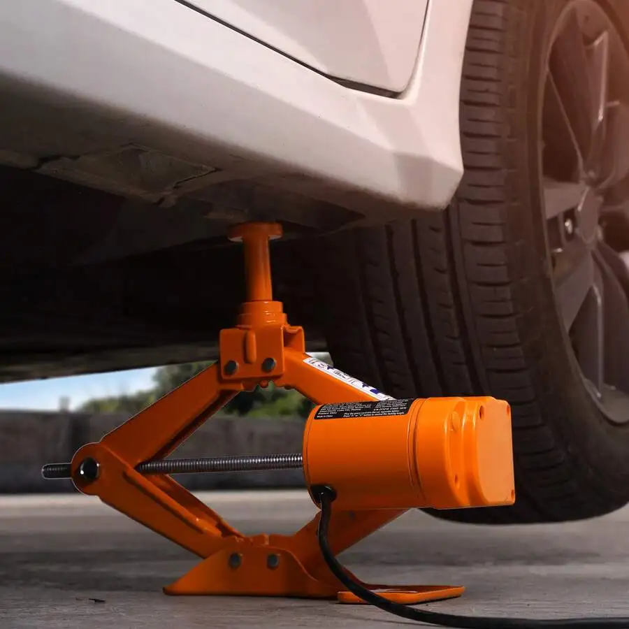 12V Electric Scissor Jack 3 Ton 6600 Lb With Remote, Dual Saddles, And Built-In Impact Wrench For Sedan SUV Truck Tire
12V Electric Scissor Jack 3 Ton 6600 Lb With Remote, Dual Saddles, And Built-In Impact Wrench For Sedan SUV Truck Tire