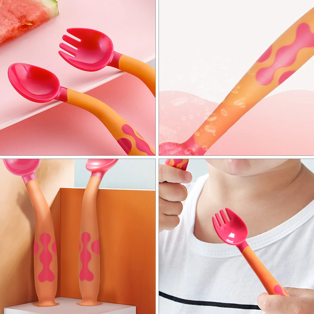 Baby Fork Spoon Red Color Bendable Feeding Eating Learning Infant Safety Tableware High Temperature Resistance
Baby Fork Spoon Red Color Bendable Feeding Eating Learning Infant Safety Tableware High Temperature Resistance
