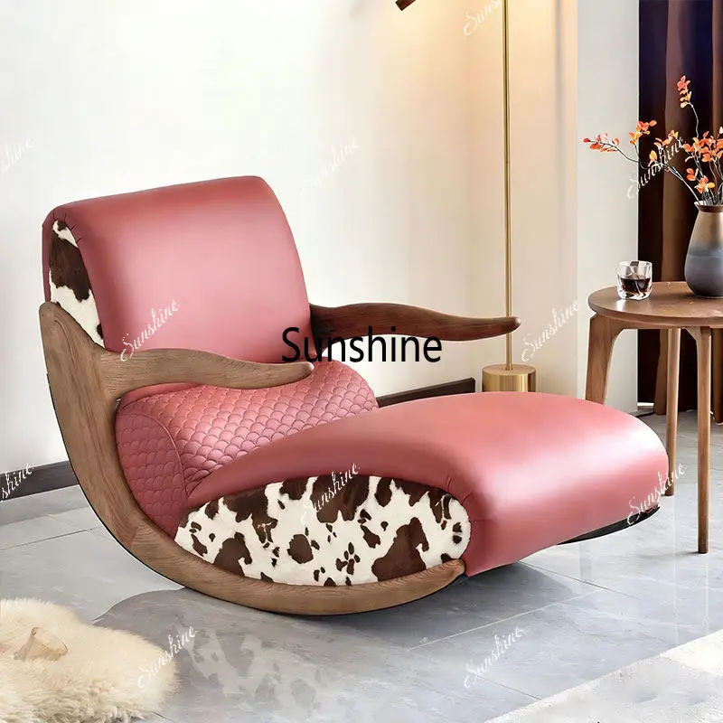 Simple modern living room balcony solid wood free chair casual lazy sofa chair
Simple modern living room balcony solid wood free chair casual lazy sofa chair