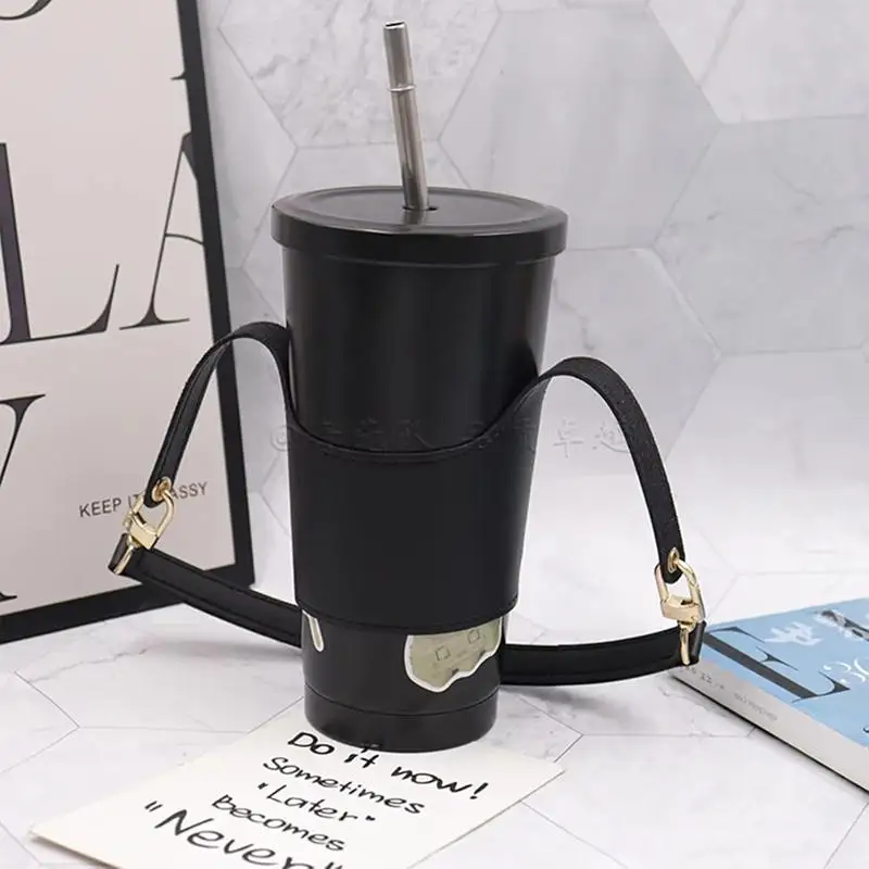 Leather Cup Cover Pouch Portable Water Bottle Sleeve Bag Leather Carrying Strap Insulating Cups Milk Tea Coffee Cups Accessories
Leather Cup Cover Pouch Portable Water Bottle Sleeve Bag Leather Carrying Strap Insulating Cups Milk Tea Coffee Cups Accessories