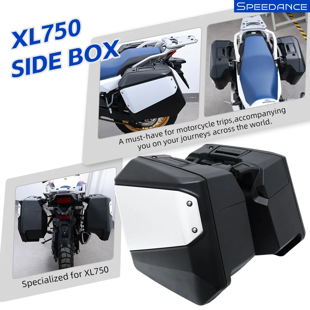 Speedance Plastic Motorcycle Side Cases for Honda XL750, Fast Install Saddlebags Work with OEM Key, Kufry Boczne
Speedance Plastic Motorcycle Side Cases for Honda XL750, Fast Install Saddlebags Work with OEM Key, Kufry Boczne