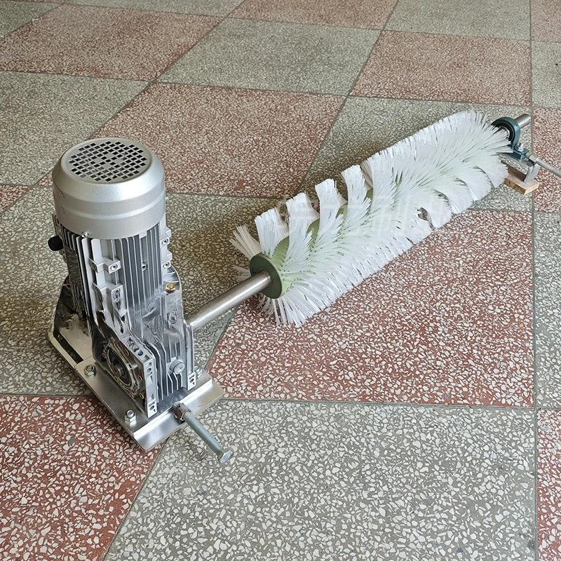 Electric roller brush sweeper, cement plant conveyor, dust removal brush, ash sweeper
Electric roller brush sweeper, cement plant conveyor, dust removal brush, ash sweeper