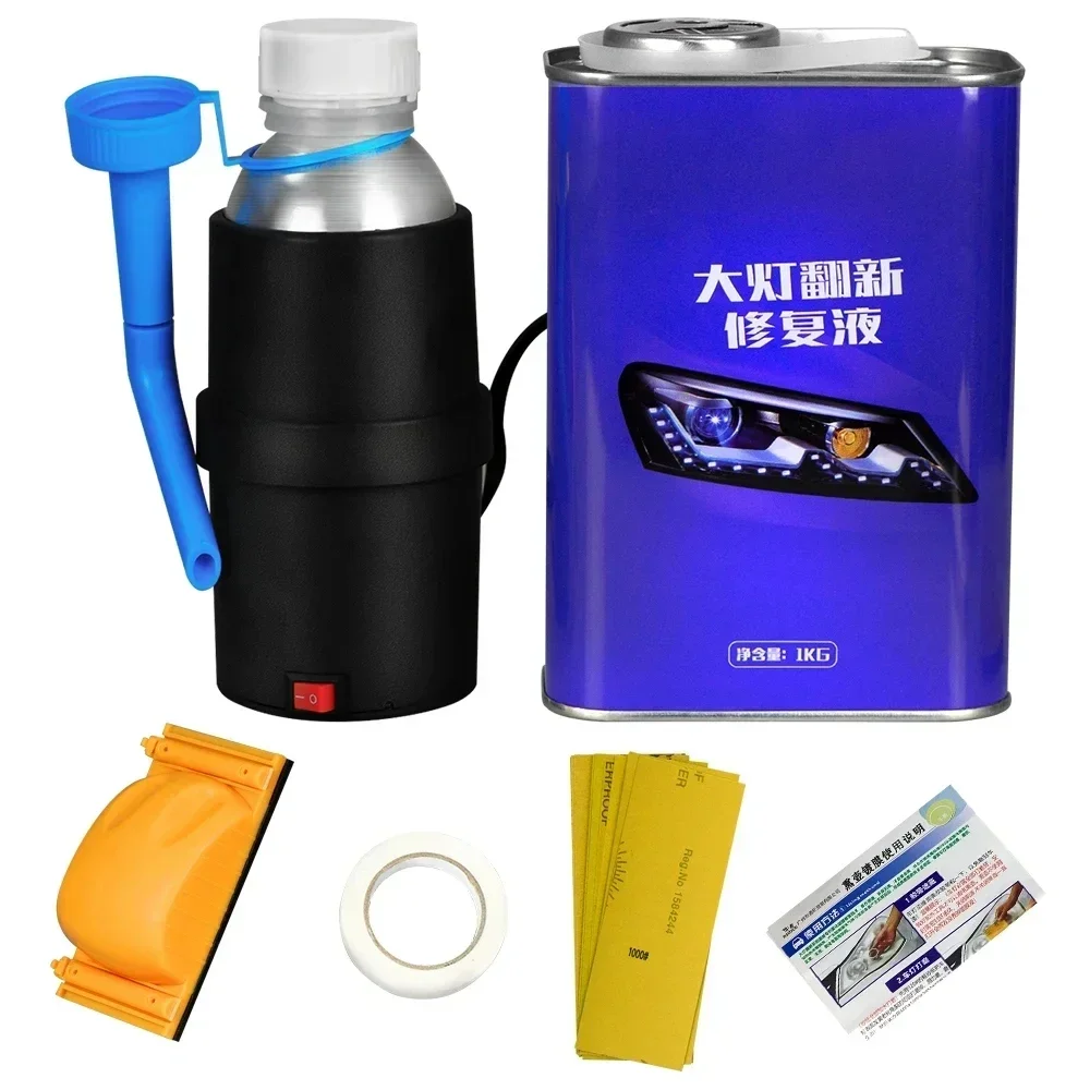 1L Headlight Restoration Kit - Polish, Clean, Anti-Scratch, Hydrophobic for Car & Motorcycle Headlights
1L Headlight Restoration Kit - Polish, Clean, Anti-Scratch, Hydrophobic for Car & Motorcycle Headlights