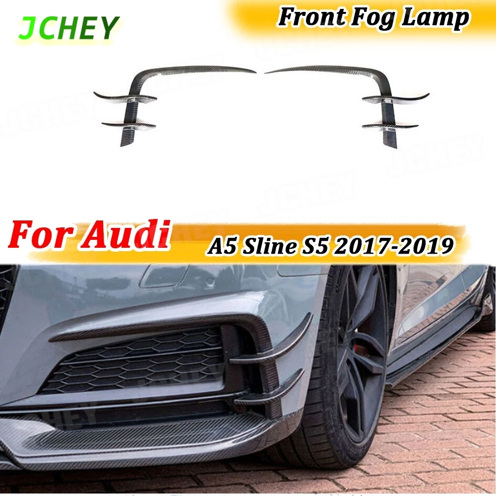 JCHEY Carbon Fiber Front Bumper Air Vent Molding Trim Canards Fins for Audi A5 Sline S5 2017-2019 Body Kits FRP
JCHEY Carbon Fiber Front Bumper Air Vent Molding Trim Canards Fins for Audi A5 Sline S5 2017-2019 Body Kits FRP