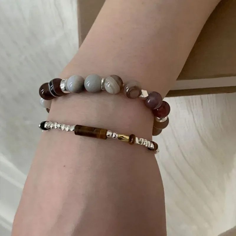 Minar French Multicolor Natural Stone Beaded Bracelet for Women Shiny Silver Water Wave Chain Strand Bracelets Daily Accessories
Minar French Multicolor Natural Stone Beaded Bracelet for Women Shiny Silver Water Wave Chain Strand Bracelets Daily Accessories