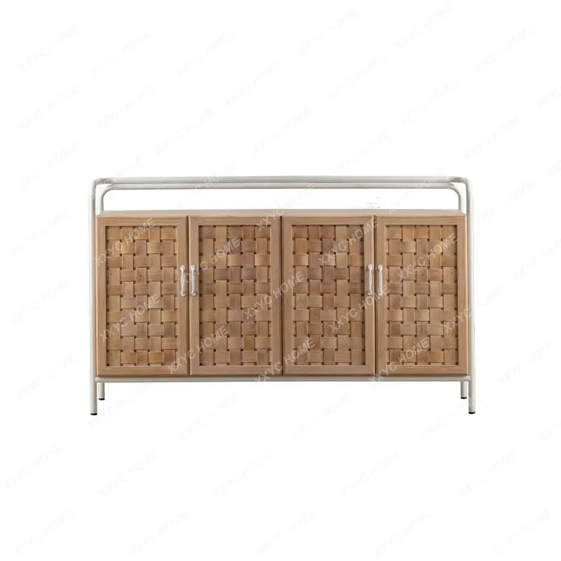 LRetro Sideboard Cabinet Solid Wood Cream Style Woven Wood Wall Entrance Curio Cabinet
LRetro Sideboard Cabinet Solid Wood Cream Style Woven Wood Wall Entrance Curio Cabinet