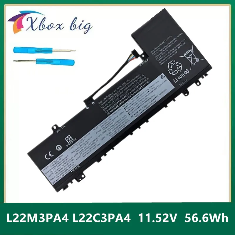 L22L3PA4 L22B3PA4 L22M3PA4 Аккумулятор для ноутбука 5B11K39352 SB11K39364 11,52 В/56,6 Втч/4914 мАч для IdeaPad Slim 5 14ABR8 14IRL8 16ABR8
L22L3PA4 L22B3PA4 L22M3PA4 Аккумулятор для ноутбука 5B11K39352 SB11K39364 11,52 В/56,6 Втч/4914 мАч для IdeaPad Slim 5 14ABR8 14IRL8 16ABR8
