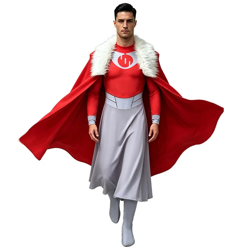 Adult Invincible Omni-Man Regal Robe Jumpsuit Superhero Cosplay Costume Full Body Stretchy Halloween Comic Con Role Outfit
Adult Invincible Omni-Man Regal Robe Jumpsuit Superhero Cosplay Costume Full Body Stretchy Halloween Comic Con Role Outfit