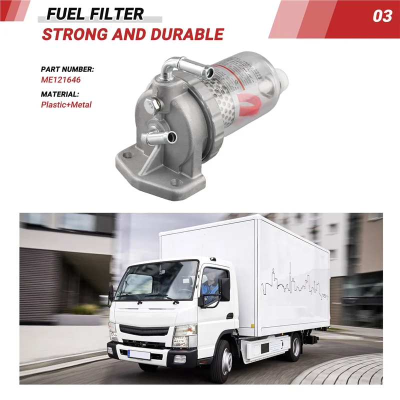 3X Truck Oil Water Separator Fuel Filter ME121646 For Mitsubishi Fuso FV515 F380 PS380 FP380 8DC9 6D24 6M70 FV51J CANTER
3X Truck Oil Water Separator Fuel Filter ME121646 For Mitsubishi Fuso FV515 F380 PS380 FP380 8DC9 6D24 6M70 FV51J CANTER