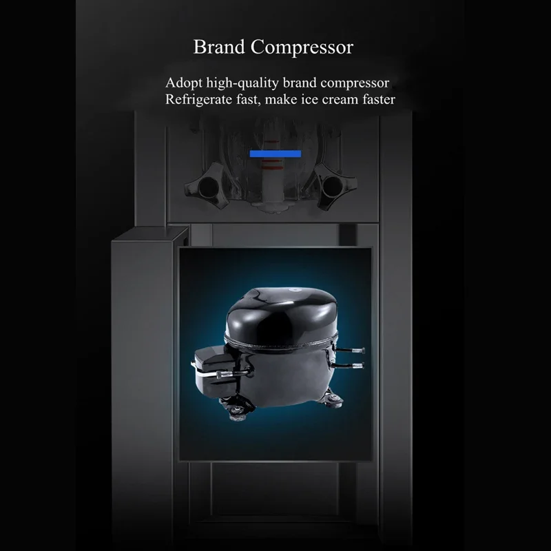 Soft Ice Cream Maker 16-24L/H Commercial Single Flavor Countertop Sorbet Batch Freezer Gelato Equipment Vending Machine
Soft Ice Cream Maker 16-24L/H Commercial Single Flavor Countertop Sorbet Batch Freezer Gelato Equipment Vending Machine