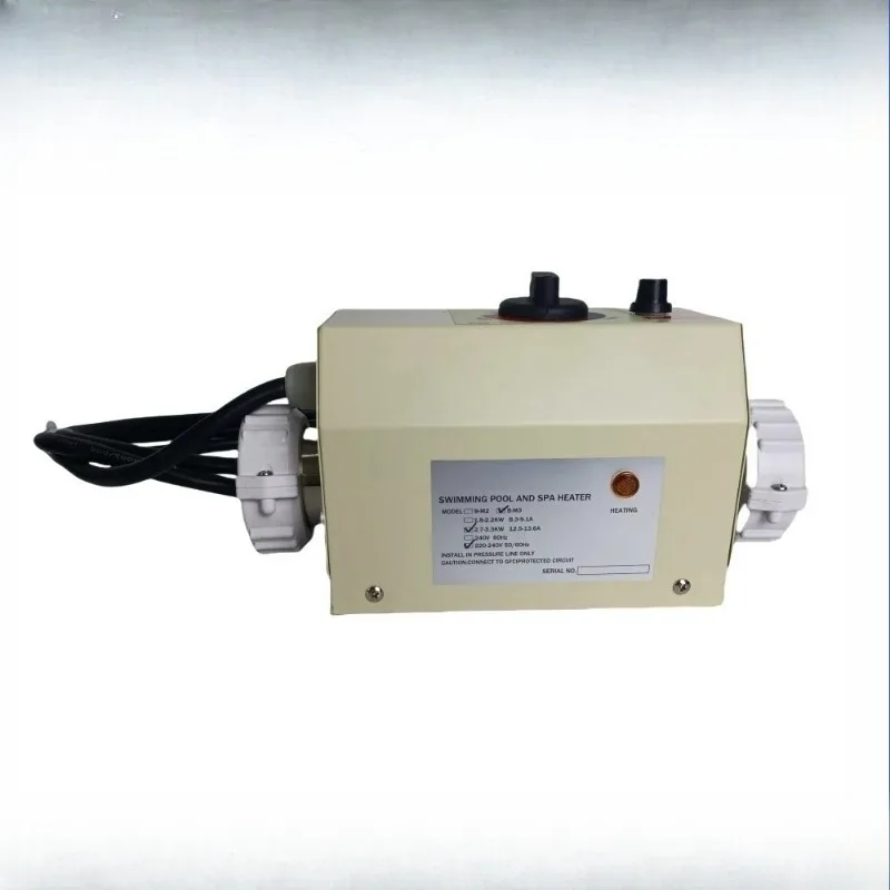 Swimming Pool Heater 3KW 220V Electric Swimming Pool Heater Hot Tubs Water Thermostat for Above Ground Inground Pools
Swimming Pool Heater 3KW 220V Electric Swimming Pool Heater Hot Tubs Water Thermostat for Above Ground Inground Pools