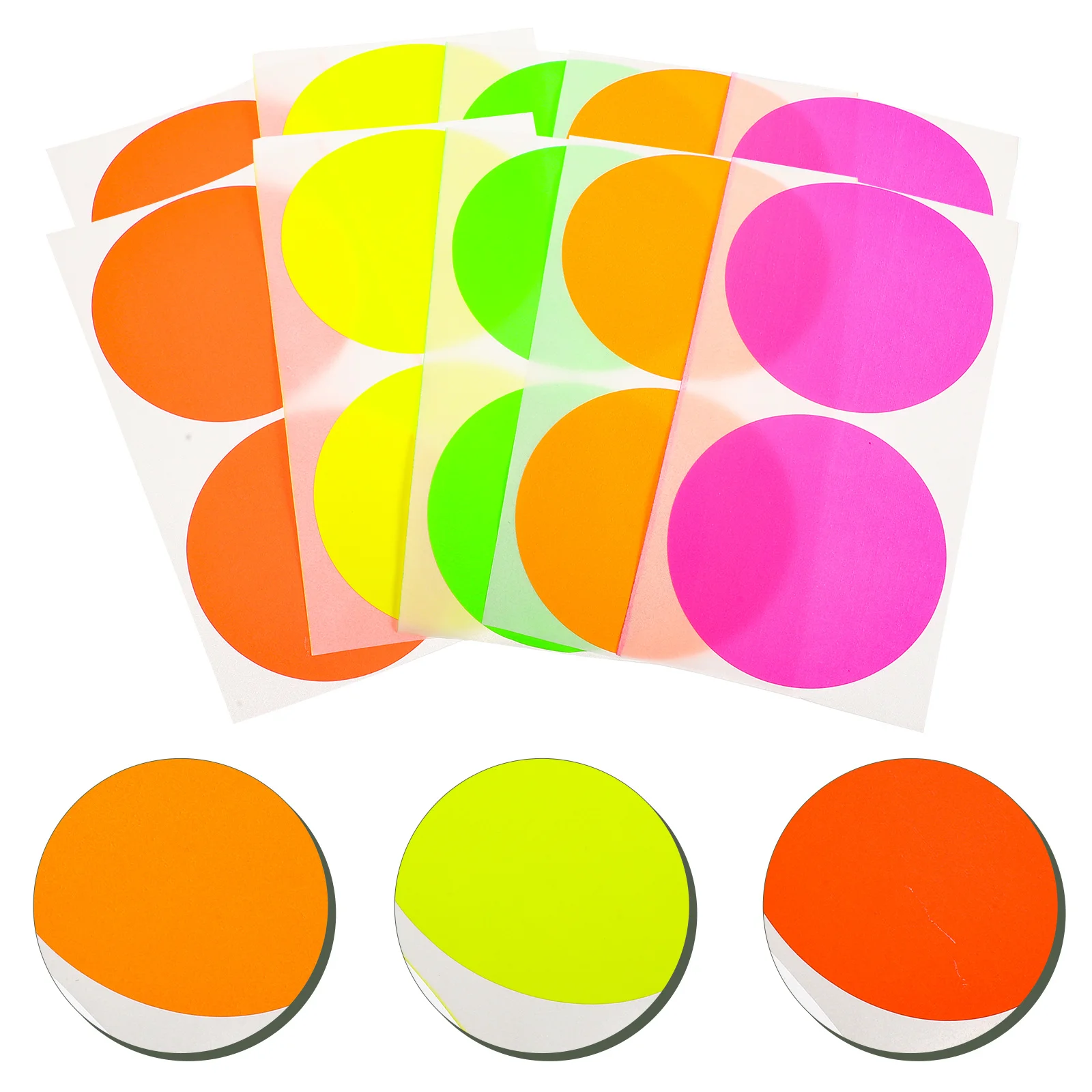 100pcs Colored Dot Stickers Bright Round Labels Self-Adhesive Removable For Home School Office Organization Classification Pvc
100pcs Colored Dot Stickers Bright Round Labels Self-Adhesive Removable For Home School Office Organization Classification Pvc