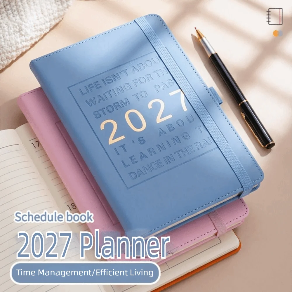 Multifunctional A5 2027 Schedule Book with Calendar Efficiency Manual 365 Day Planner English Diary Weekly Planner Students
Multifunctional A5 2027 Schedule Book with Calendar Efficiency Manual 365 Day Planner English Diary Weekly Planner Students