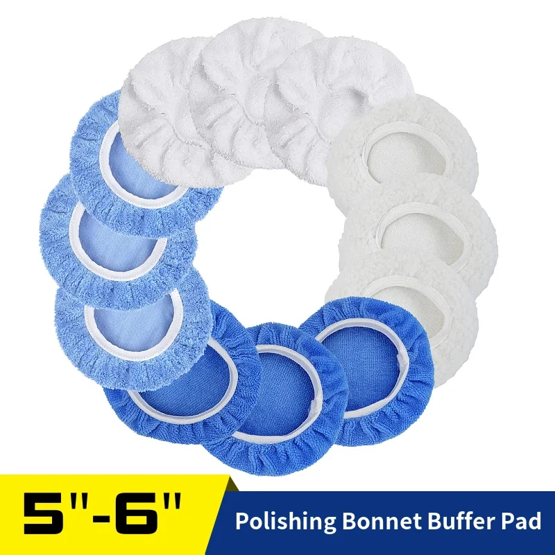 Polishing Bonnet Buffer Pad Microfiber Bonnet Car Polisher Pad Woollen Waxing Pad For Car Paint Care 5-6 Inch For Orbital Sander
Polishing Bonnet Buffer Pad Microfiber Bonnet Car Polisher Pad Woollen Waxing Pad For Car Paint Care 5-6 Inch For Orbital Sander