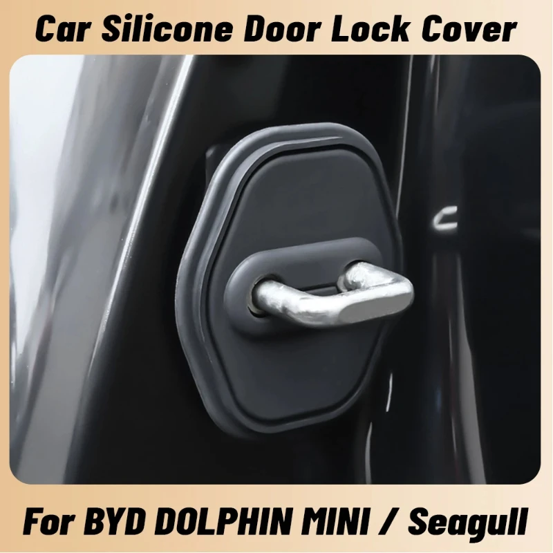 For BYD DOLPHIN MINI SEAGULL 2024 Car Door Shock Absorber Door Lock Protector Silicone Auto Door Lock Latches Cover Accessories
For BYD DOLPHIN MINI SEAGULL 2024 Car Door Shock Absorber Door Lock Protector Silicone Auto Door Lock Latches Cover Accessories