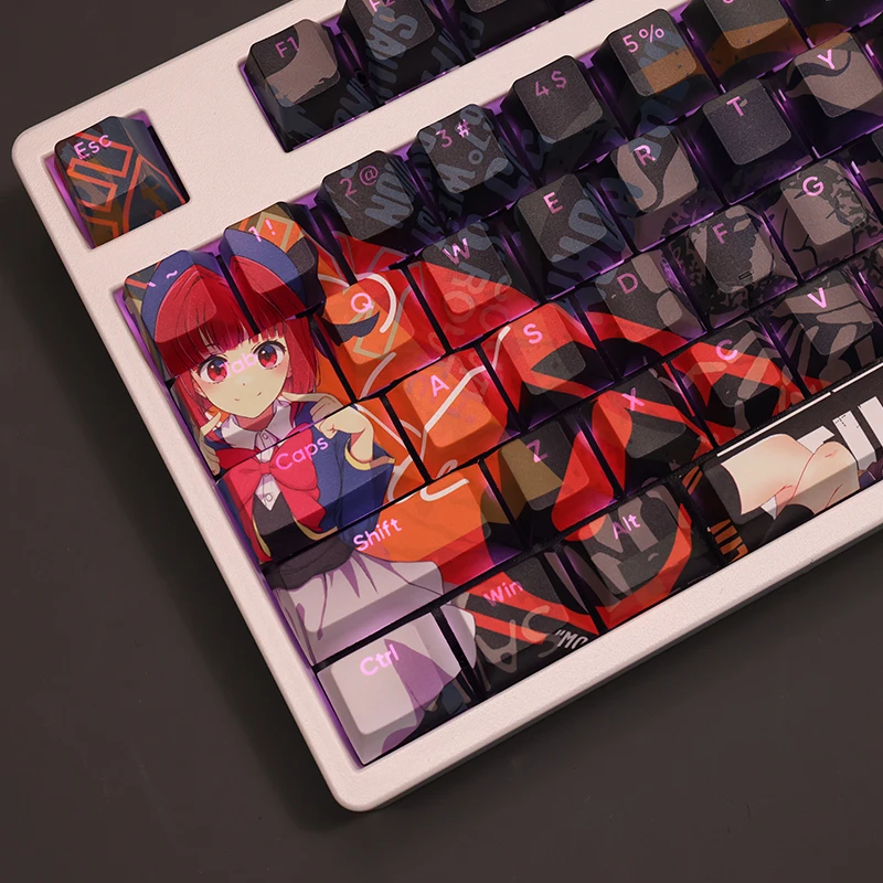 108 Keys/Set Anime OSHI NO KO Arima Kana PBT Cherry Profile Keycaps for MX Switch Keycaps for DIY Mechanical Keyboard Gaming
108 Keys/Set Anime OSHI NO KO Arima Kana PBT Cherry Profile Keycaps for MX Switch Keycaps for DIY Mechanical Keyboard Gaming