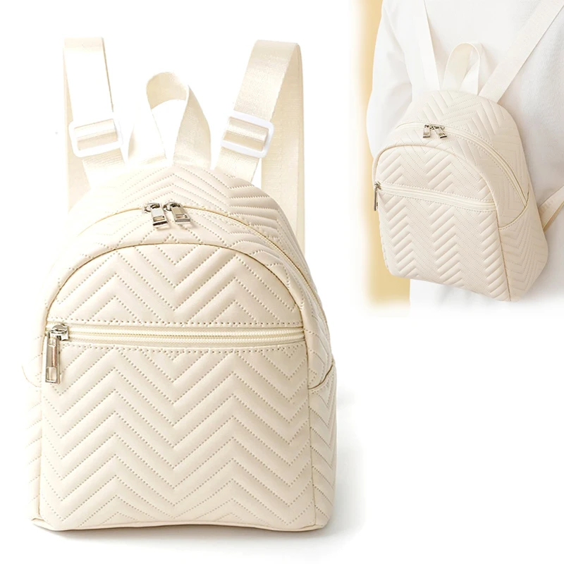 Korean Casual Solid Color Backpack Simple Versatile School Bag Little Fresh PU Leather Backpack Schoolbag For Girls Gift
Korean Casual Solid Color Backpack Simple Versatile School Bag Little Fresh PU Leather Backpack Schoolbag For Girls Gift