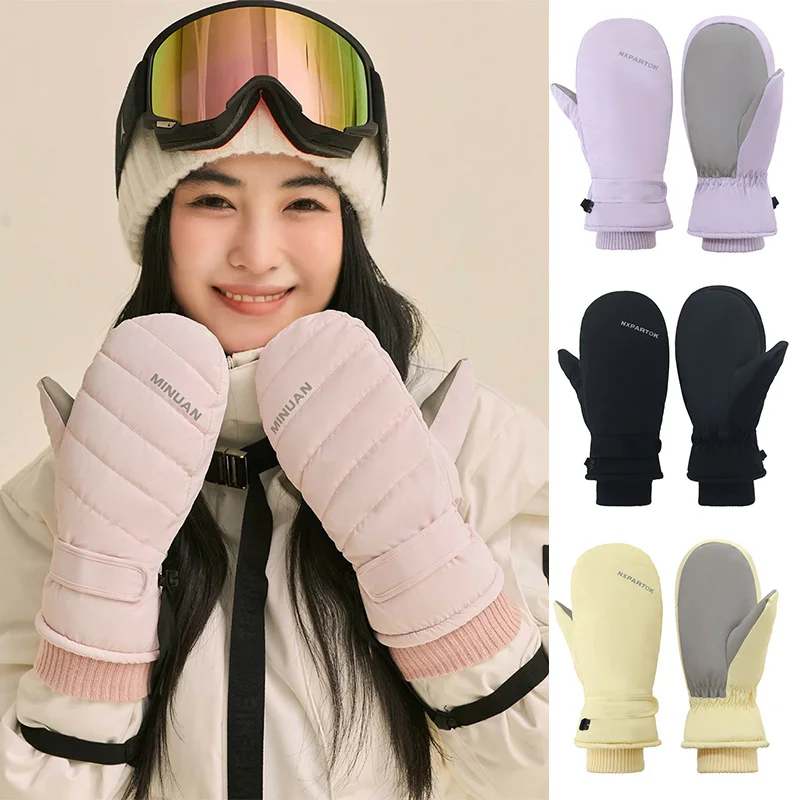 Зимние теплые лыжные перчатки, водонепроницаемые противоскользящие ветрозащитные зимние перчатки с термофлисовой подкладкой для занятий спортом на открытом воздухе, противоскользящие варежки
Зимние теплые лыжные перчатки, водонепроницаемые противоскользящие ветрозащитные зимние перчатки с термофлисовой подкладкой для занятий спортом на открытом воздухе, противоскользящие варежки