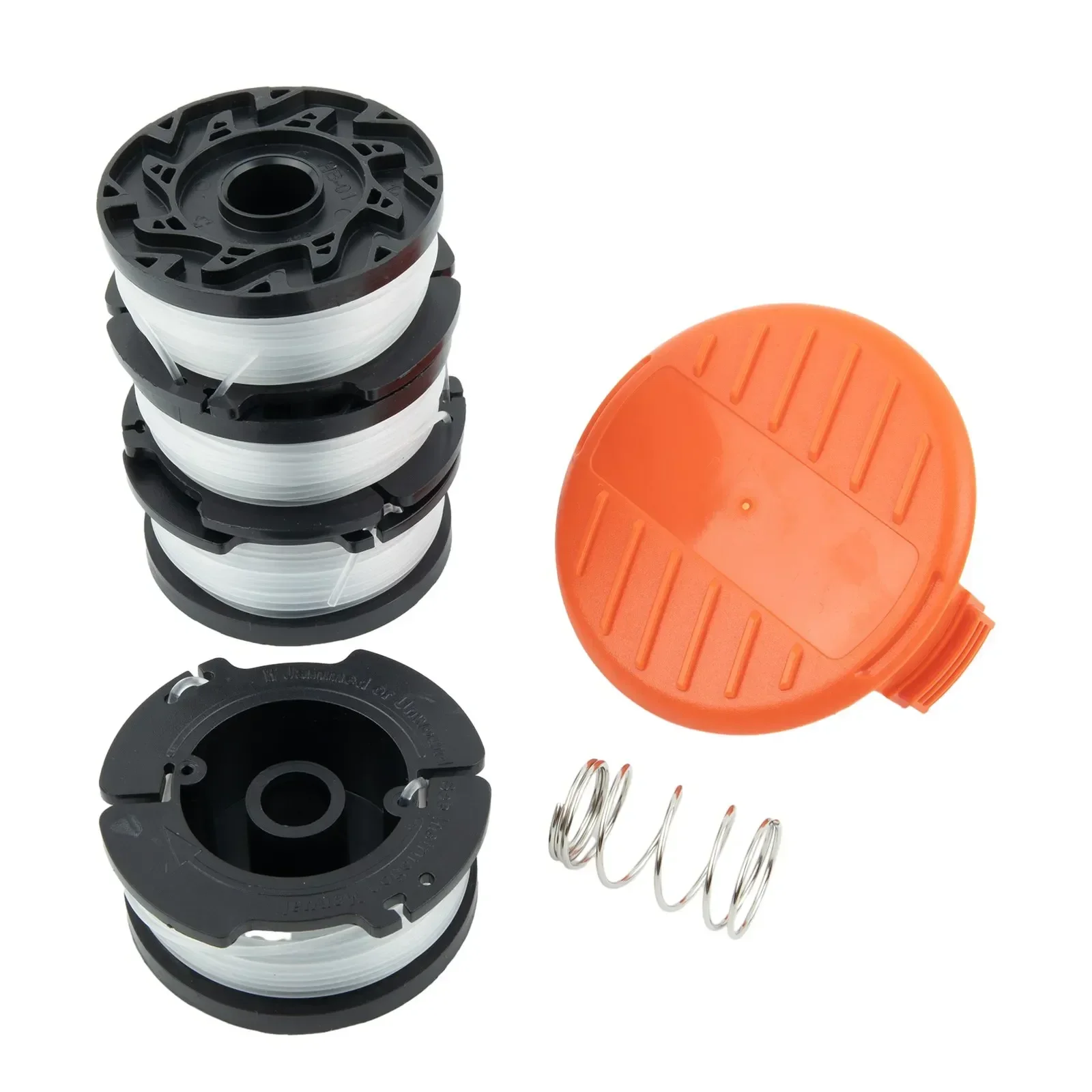 Катушка триммера для травы для колпачка Black Decker AF100 GL280, GL301, GL425, GL430, катушка для обрезки газонокосилки, детали садового электроинструмента
Катушка триммера для травы для колпачка Black Decker AF100 GL280, GL301, GL425, GL430, катушка для обрезки газонокосилки, детали садового электроинструмента