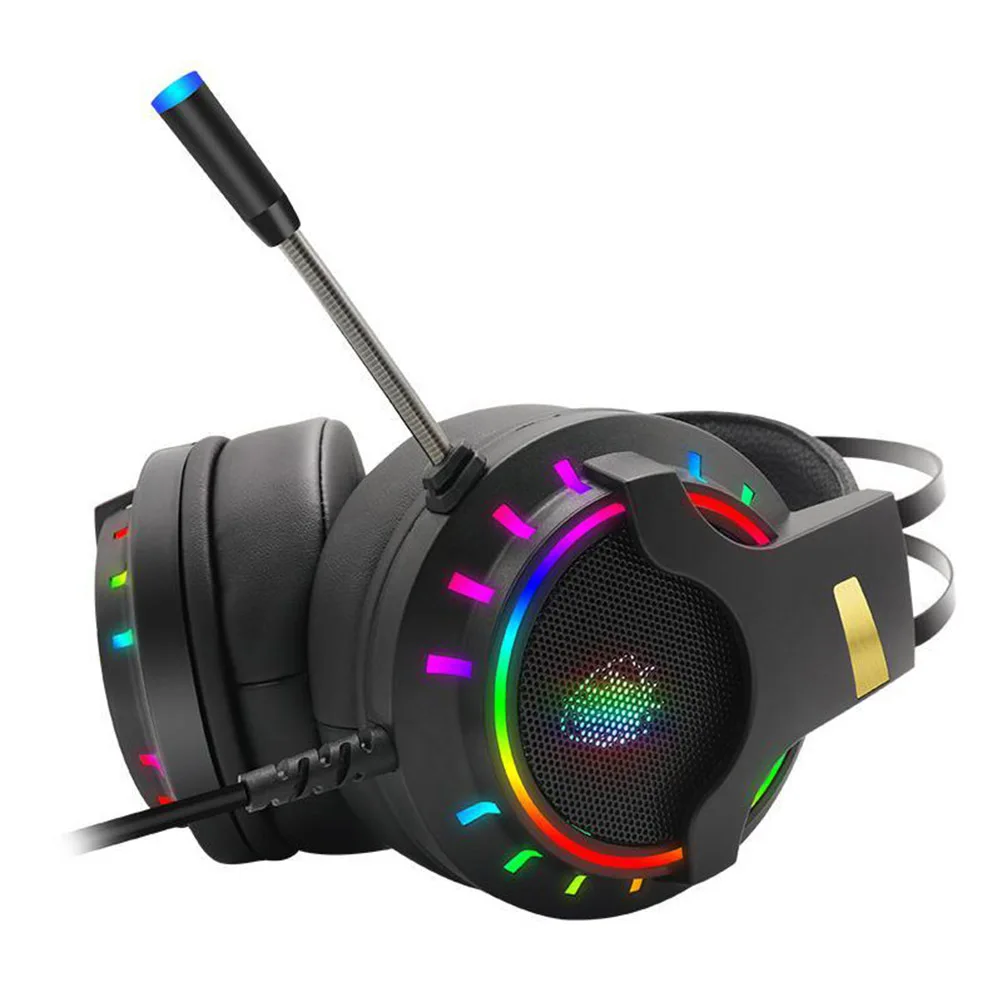 Rgb Gaming Headset High Sensitivity Low Noise Clear Sound Comfortable Fit For Playing Games Usb Wired Microphone Headphone
Rgb Gaming Headset High Sensitivity Low Noise Clear Sound Comfortable Fit For Playing Games Usb Wired Microphone Headphone