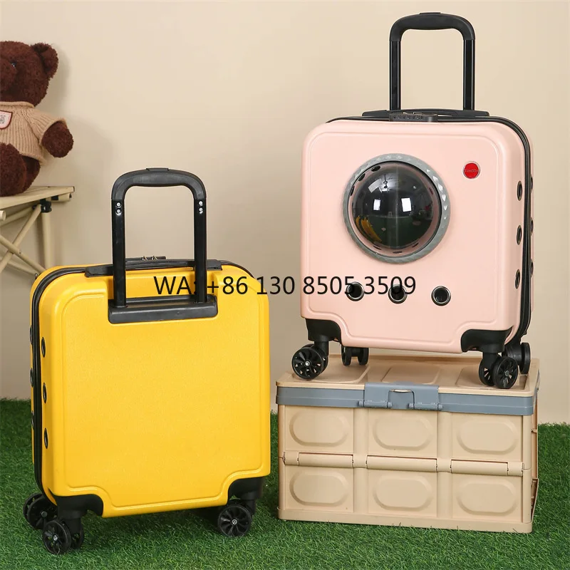 Fashion Style Transparent Plastic Cat Backpack High Visibility Large Capacity Portable Pet Trolley Case for Pets Dog Outings
Fashion Style Transparent Plastic Cat Backpack High Visibility Large Capacity Portable Pet Trolley Case for Pets Dog Outings