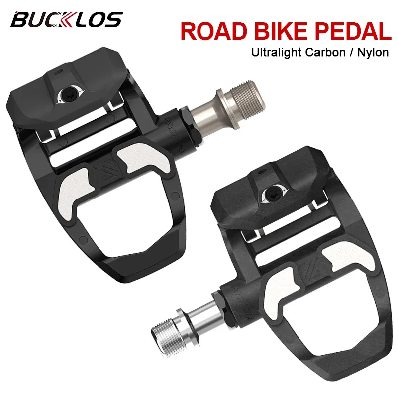 BUCKLOS Road Bike Pedal Carbon/Nylon Bicycle Self-Locking Pedal Bearing Clipless Cycling Cleat Pedal Mountain Road Bike Parts
BUCKLOS Road Bike Pedal Carbon/Nylon Bicycle Self-Locking Pedal Bearing Clipless Cycling Cleat Pedal Mountain Road Bike Parts