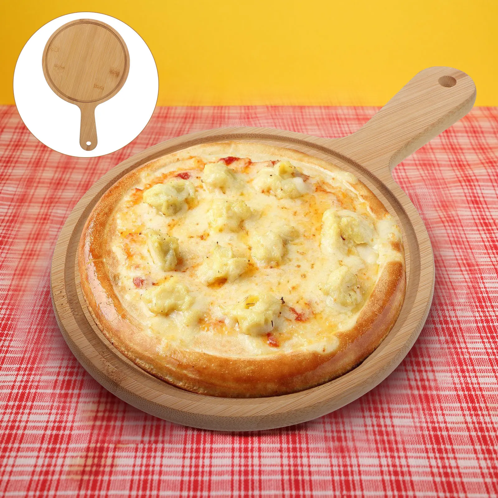 Pizza Cutting Board 6 Inch Round Food Serving Tray Cake Board Bread Storage Wooden Baking Pizza Plate Reusable
Pizza Cutting Board 6 Inch Round Food Serving Tray Cake Board Bread Storage Wooden Baking Pizza Plate Reusable