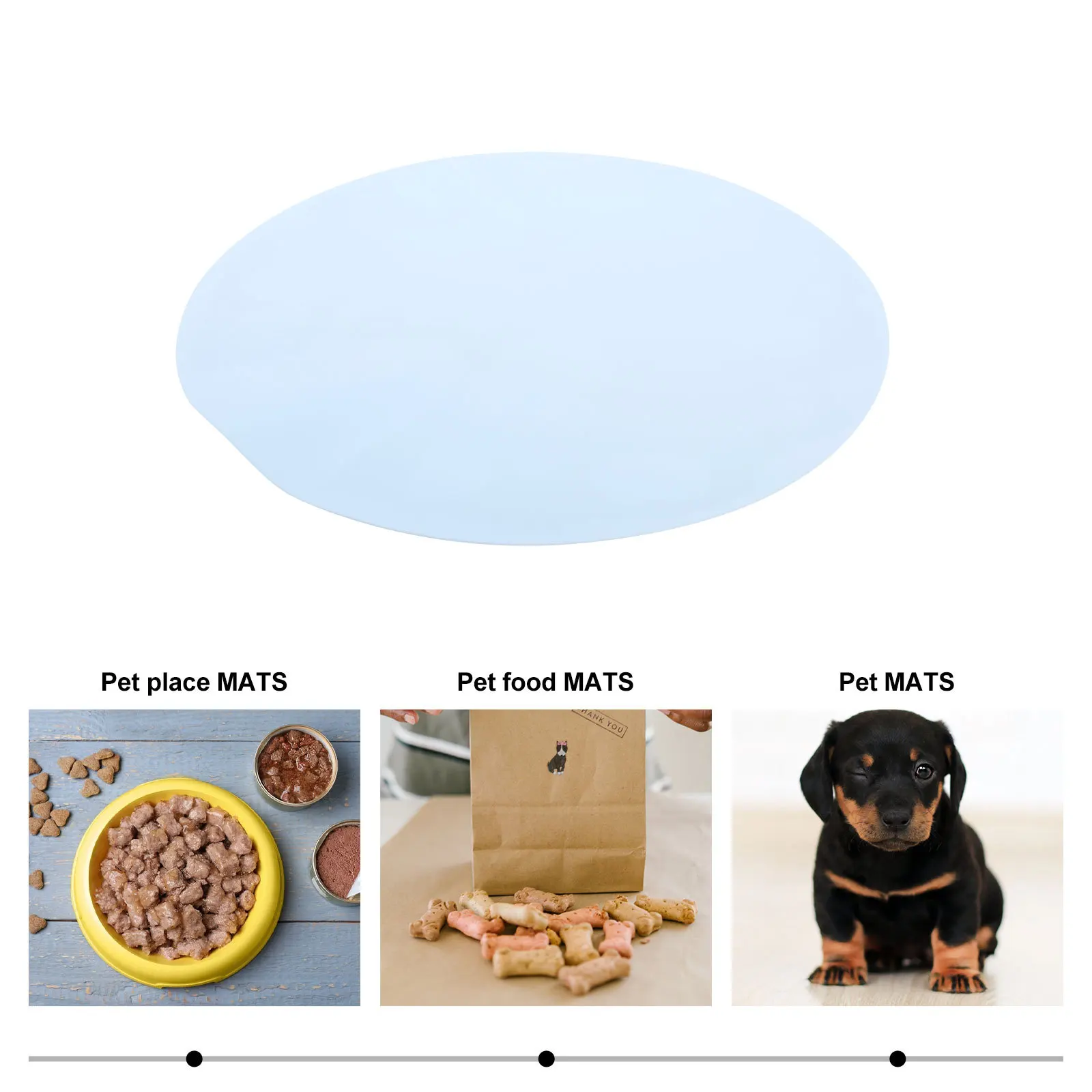 1pc Pet Food Mat Silicone Non-Skid Waterproof Dog Cat Feeding Pad Heat Resistant Easy Clean Bowl Placemat Puppy Supply
1pc Pet Food Mat Silicone Non-Skid Waterproof Dog Cat Feeding Pad Heat Resistant Easy Clean Bowl Placemat Puppy Supply