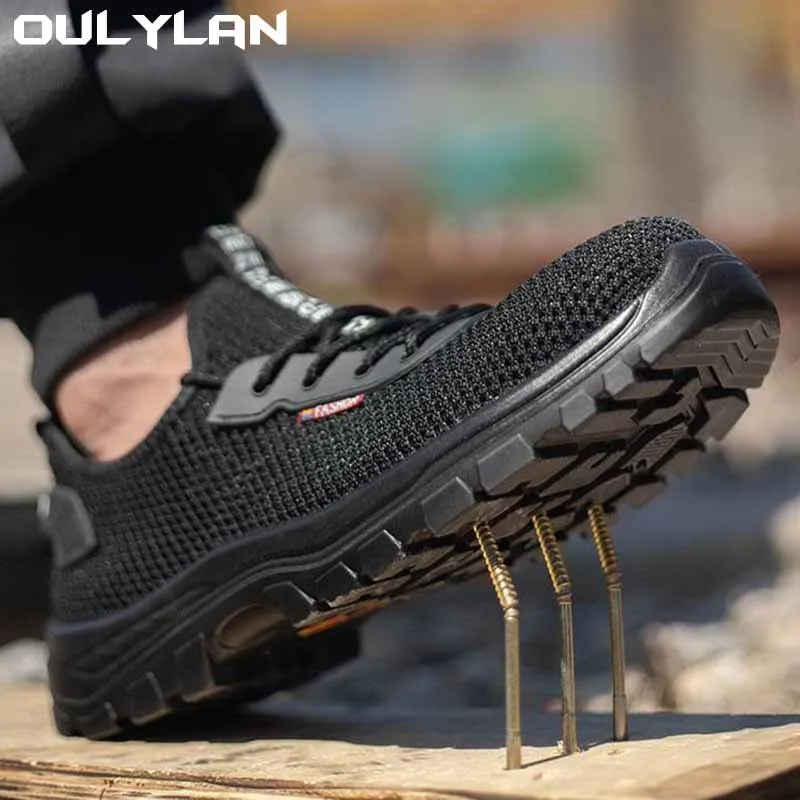 Oulylan Footwear Non Skid Steel Toe Sneaker Anti Smashing Work Boots For Men Puncture-proof Lace Up Safety Shoes Mesh Breathable
Oulylan Footwear Non Skid Steel Toe Sneaker Anti Smashing Work Boots For Men Puncture-proof Lace Up Safety Shoes Mesh Breathable