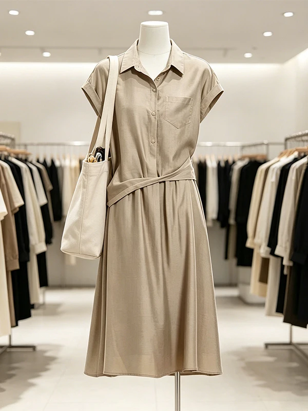 Large Size Women's Summer Korean Style Collar Top And A-Line Skirt Two-Piece Set Casual High Waist Fashion Ensemble
Large Size Women's Summer Korean Style Collar Top And A-Line Skirt Two-Piece Set Casual High Waist Fashion Ensemble