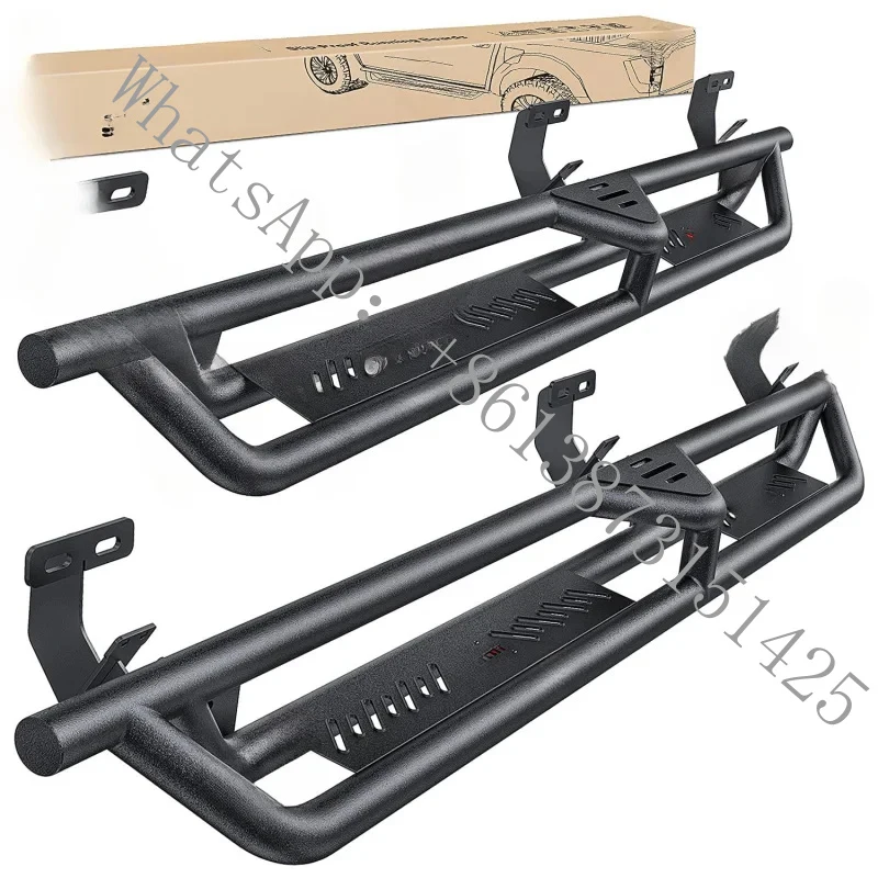 Suitable JT Classic Four-Door Side Steps Double-Level Textured Black Powder Coated Anti-Slip
Suitable JT Classic Four-Door Side Steps Double-Level Textured Black Powder Coated Anti-Slip