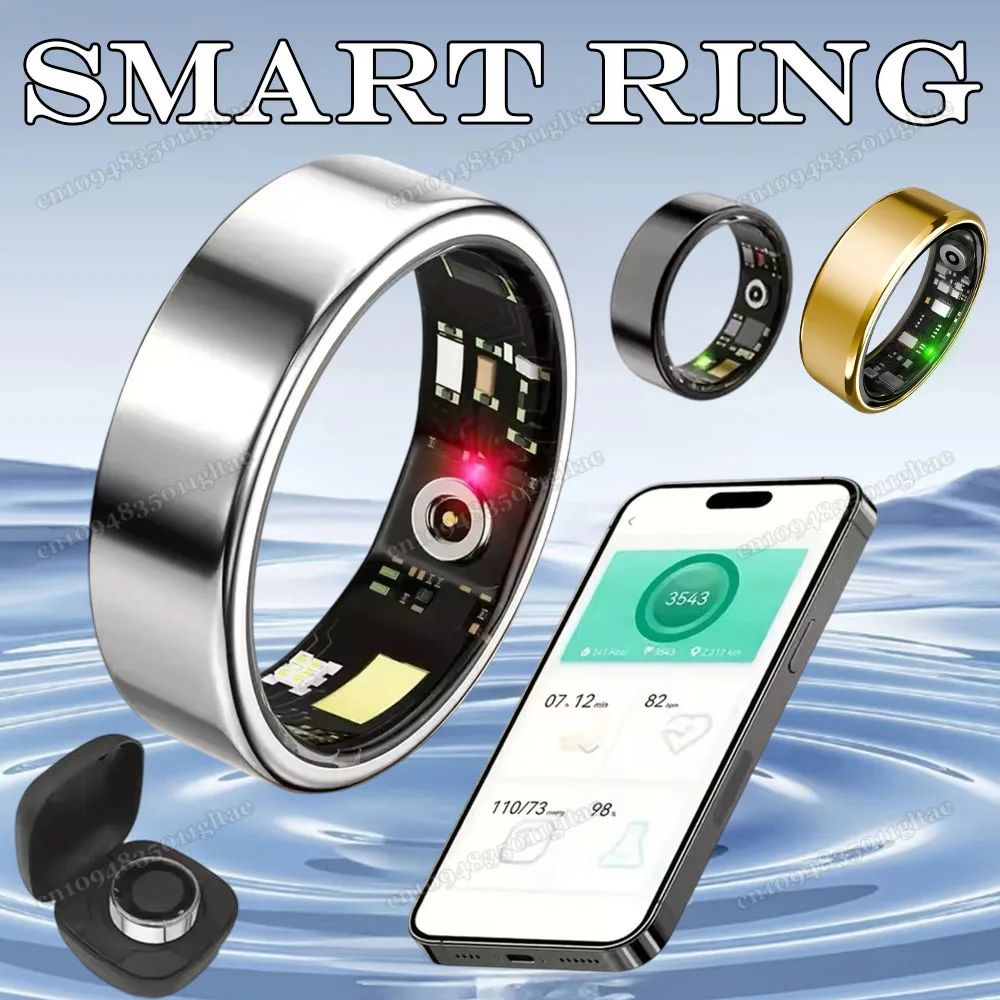 Новое умное кольцо, многофункциональное Bluetooth, монитор сердечного ритма, кислорода в крови, 5 АТМ, водонепроницаемое кольцо, управление жестами, мужское и женское спортивное кольцо
Новое умное кольцо, многофункциональное Bluetooth, монитор сердечного ритма, кислорода в крови, 5 АТМ, водонепроницаемое кольцо, управление жестами, мужское и женское спортивное кольцо