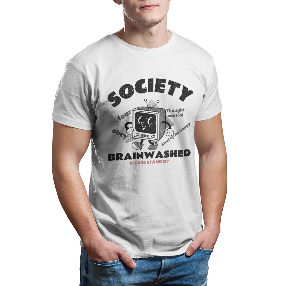 Society Brainwashed funny T-Shirts for Men Vintage 100% Cotton Tees T Shirt 2024 New Arrival Clothing
Society Brainwashed funny T-Shirts for Men Vintage 100% Cotton Tees T Shirt 2024 New Arrival Clothing