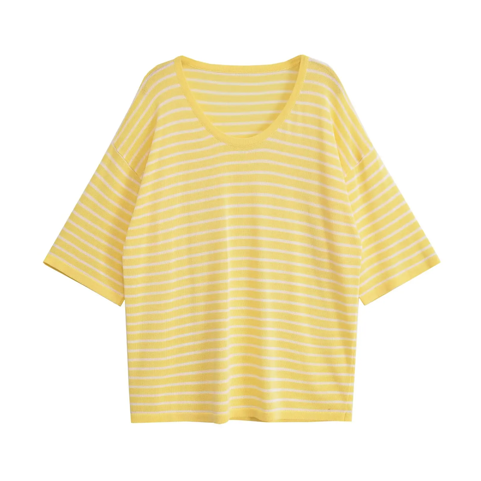 Kimotimo Striped V Neck Knitted Tops Women 2025 Summer Short Sleeve Loose Casual Pullover Korean Simple Versatile Thin Sweater
Kimotimo Striped V Neck Knitted Tops Women 2025 Summer Short Sleeve Loose Casual Pullover Korean Simple Versatile Thin Sweater
