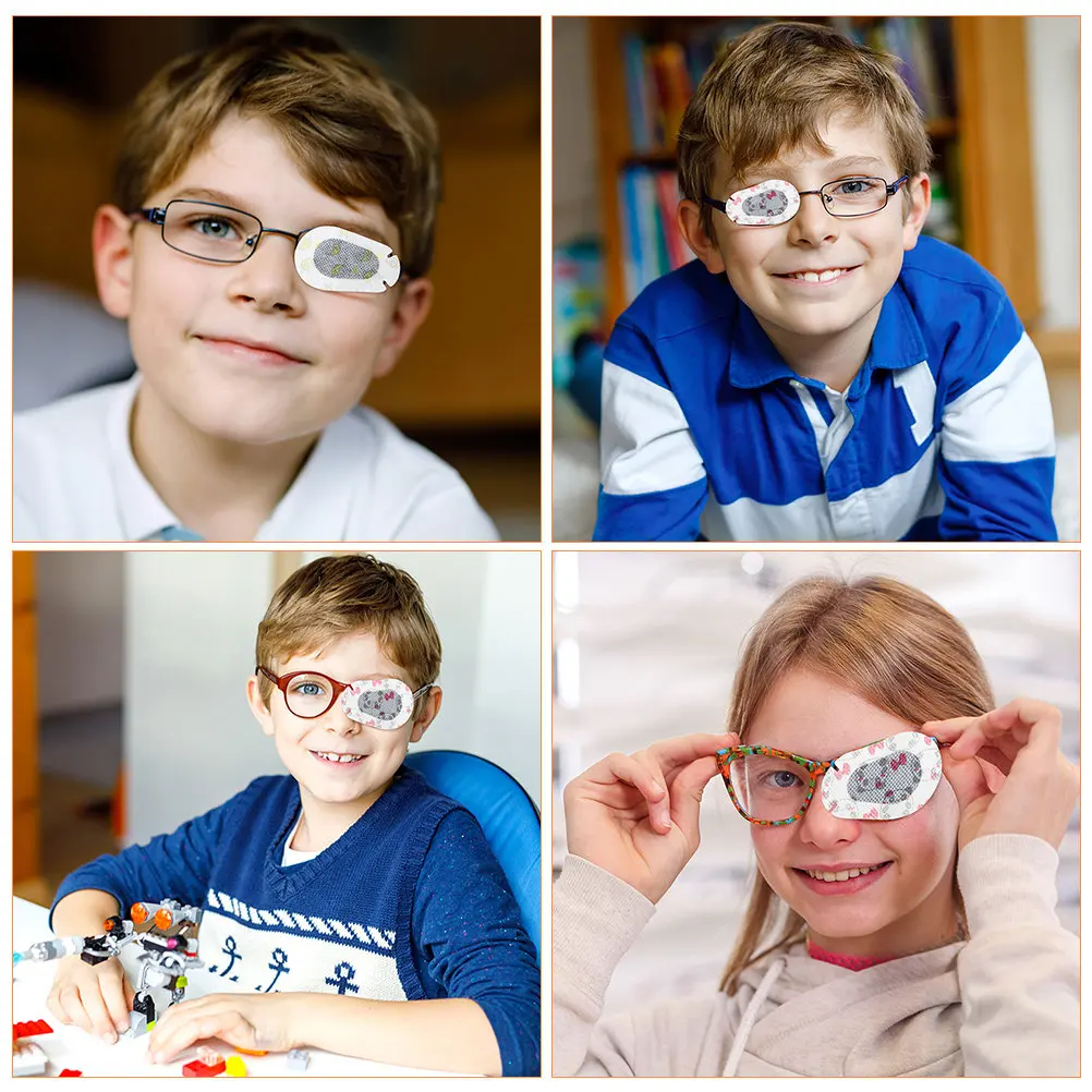 40 Sheets Cartoon Printing Eye Patches for Amblyopia Vision Correction Non-Woven Lightweight Breathable Single Eye Covers
40 Sheets Cartoon Printing Eye Patches for Amblyopia Vision Correction Non-Woven Lightweight Breathable Single Eye Covers