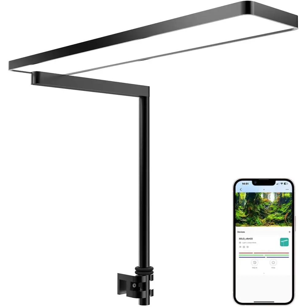 Nano LED Aquarium Light - Full Spectrum, Dimmable, App-Controlled for Freshwater and Planted Tanks
Nano LED Aquarium Light - Full Spectrum, Dimmable, App-Controlled for Freshwater and Planted Tanks