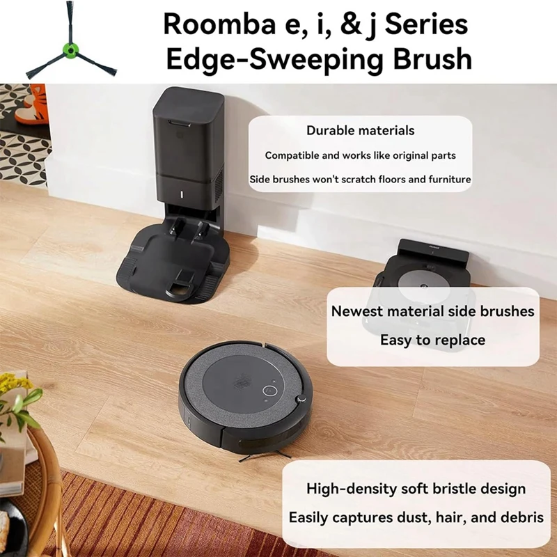 A46T 14-пакеточные щетки для подметания кромок для IRobot Roomba I & J & E серий I7, I7+, I8, I8+, Combo J7+, J9+, J5+, I5+ Plus, E5, E6
A46T 14-пакеточные щетки для подметания кромок для IRobot Roomba I & J & E серий I7, I7+, I8, I8+, Combo J7+, J9+, J5+, I5+ Plus, E5, E6